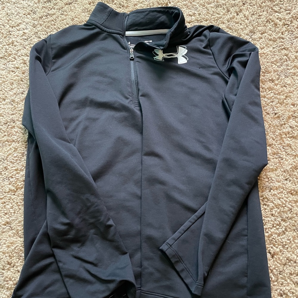 Youth, under armor, half zip